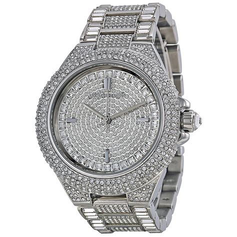 michael kors camille crystal watch|michael kors pave watches.